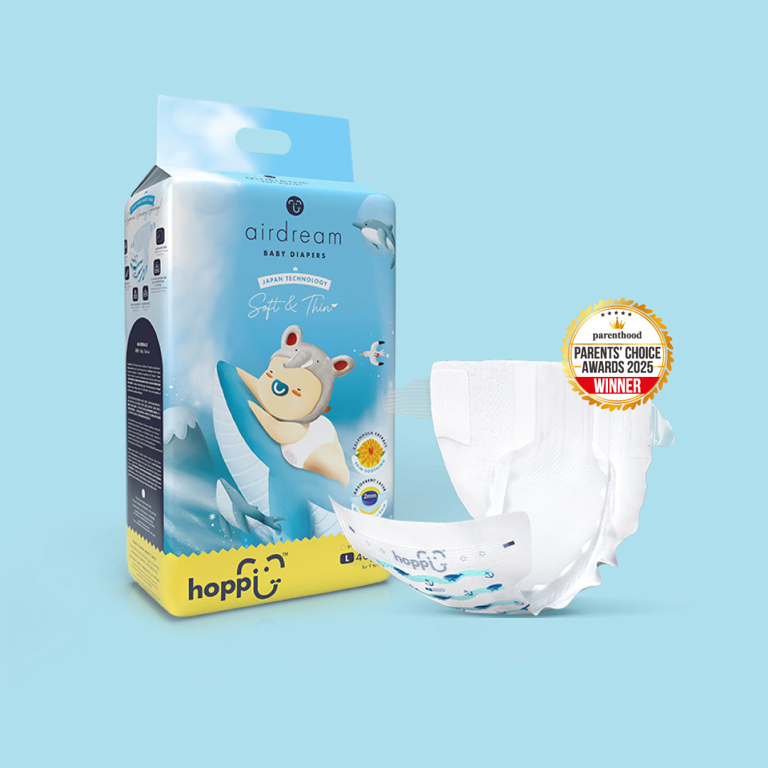 Hoppi AirDream Diapers 2mm Ultracore Technology