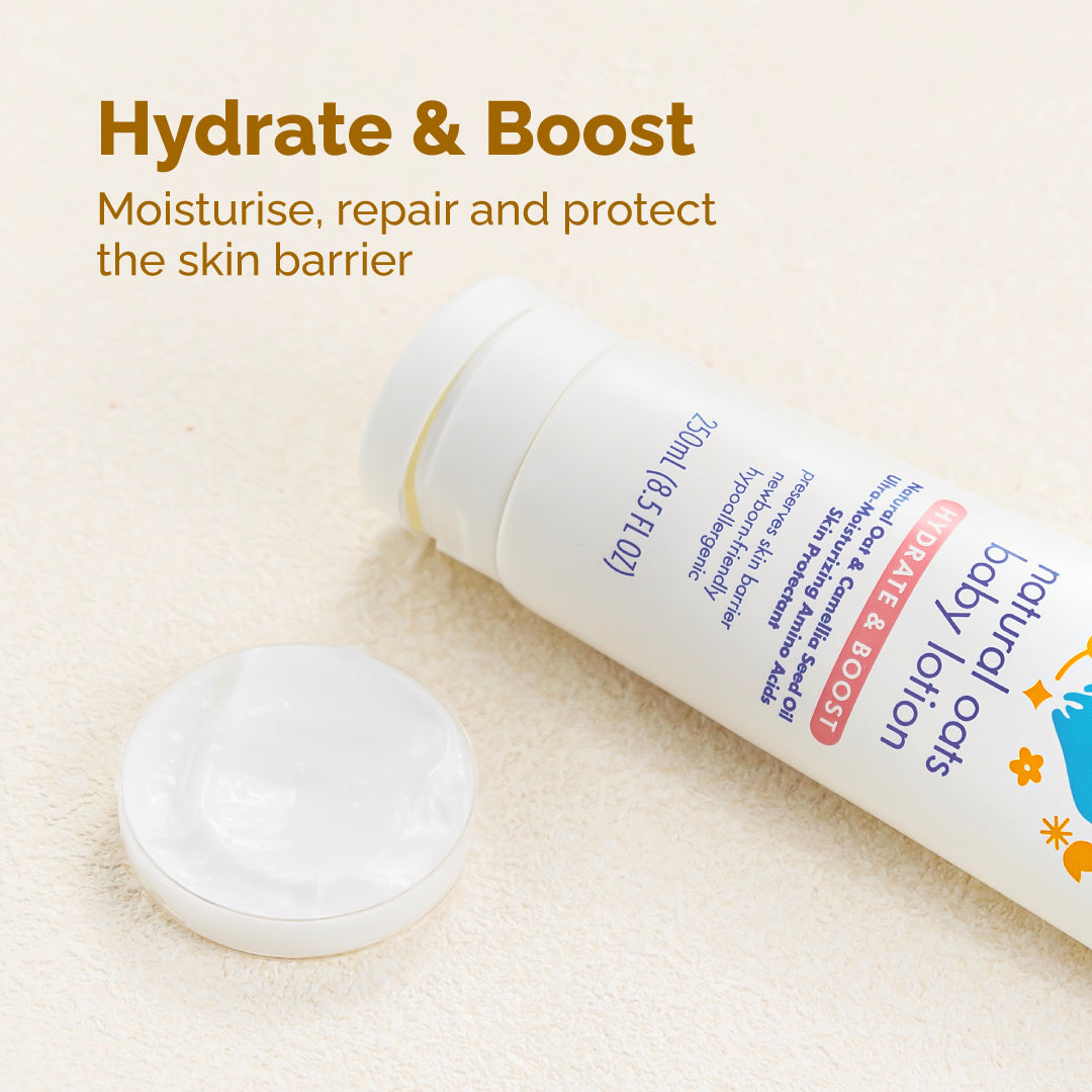 Hoppi Natural Oats Baby Lotion (250ml)