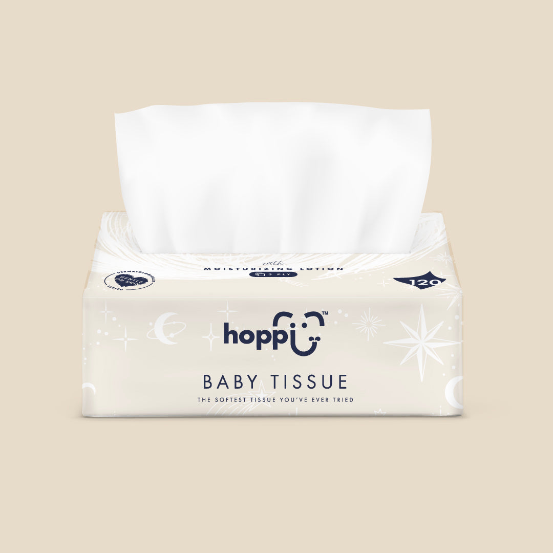 Hoppi RoyalDream Baby Tissue (120 Wipes x 1 Pack)