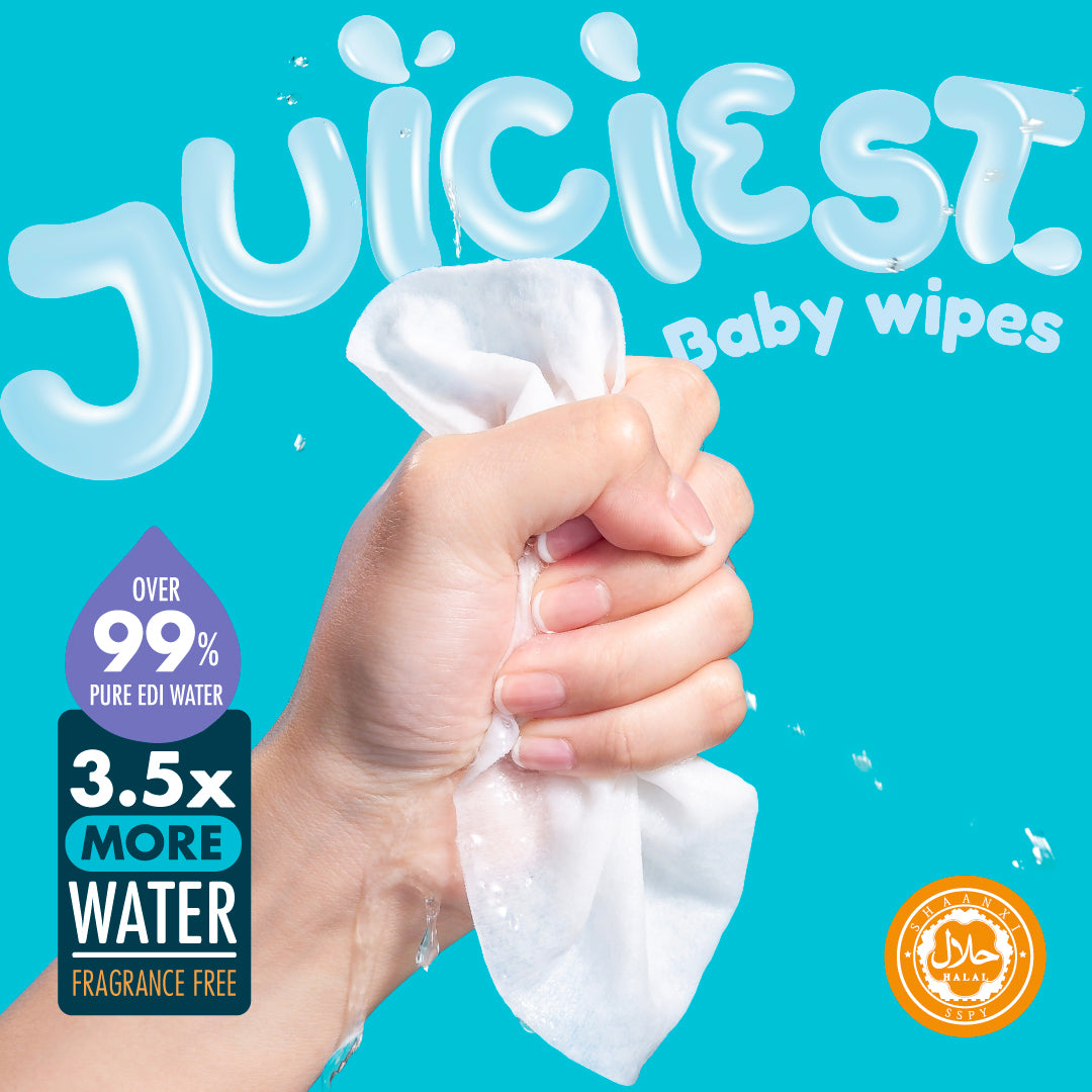 Hoppi Baby Wet Wipes (20 Wipes x 5 Packs)