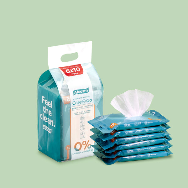 Antibacterial 10s' Wipes (10s' x 12 Packs)