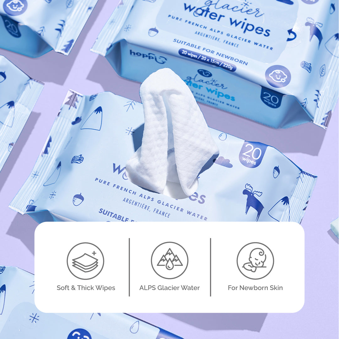Glacier Wipes (80s' x 2)
